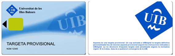 Targeta provisional